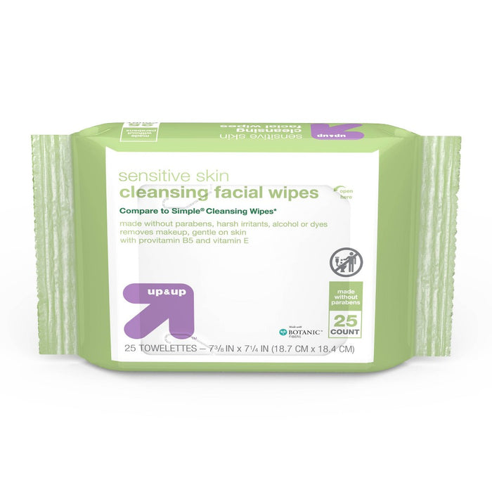 Facial Cleansing Wipes - 25ct - up & up