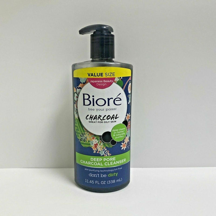 Biore Deep Pore Charcoal Facial Cleanser - 11.45 fl oz