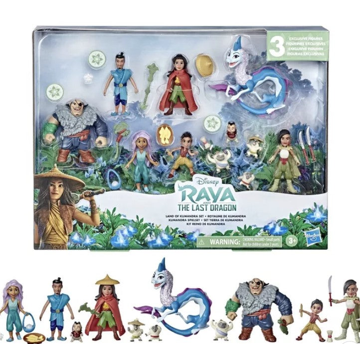 Disney Raya and the Last Dragon Land of Kumandra Figure Set *BRAND NEW, SEALED*
