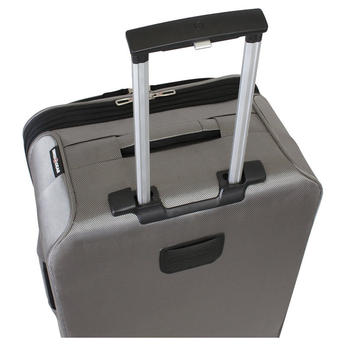 SWISSGEAR Zurich 24.5" Softside Small Checked Spinner Suitcase - Pewter