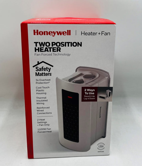 Honeywell Dual Position Heater Fan Gray