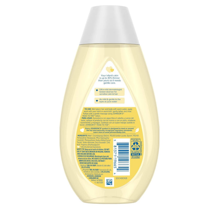 Johnson's Head-To-Toe Baby Wash and Shampoo - 13.6 fl oz