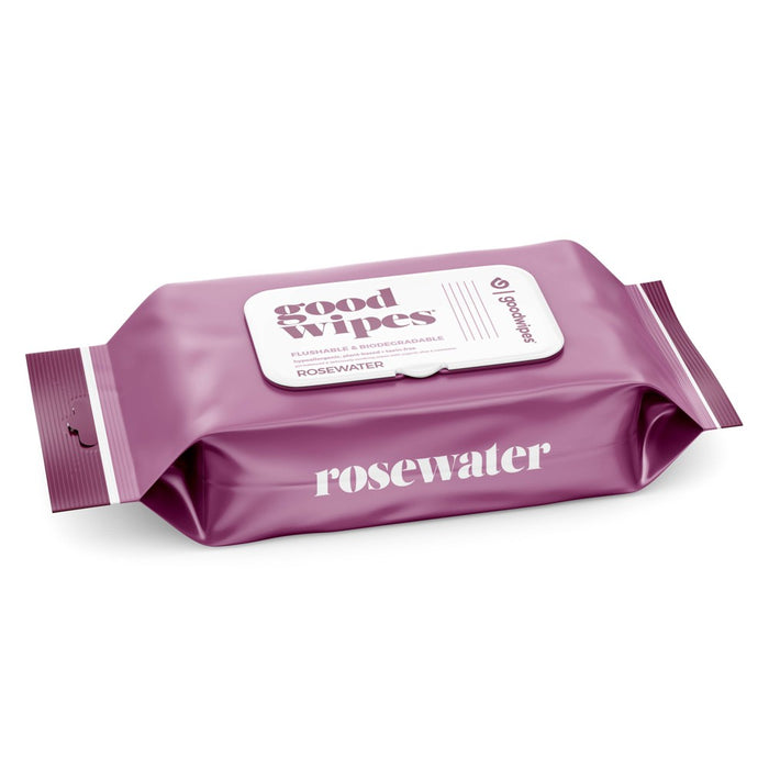 Goodwipes Rosewater Flushable Wipes - 2pk/120ct
