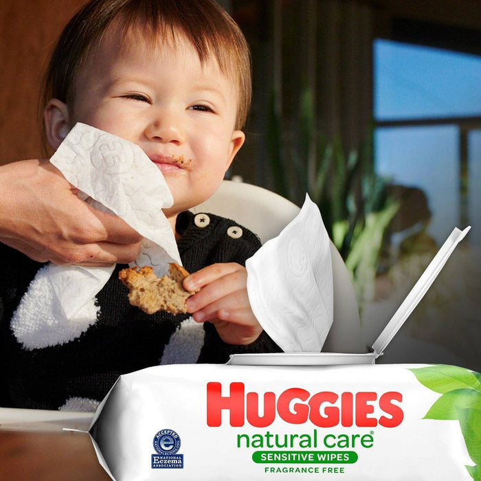 Huggies Natural Care Sensitive Unscented Baby Wipes - 56ct