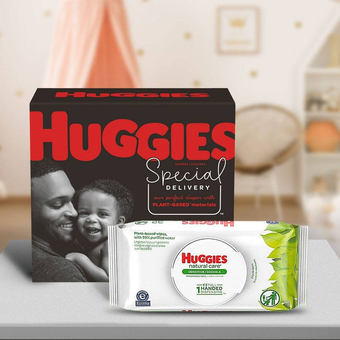 Huggies Natural Care Sensitive Unscented Baby Wipes - 56ct