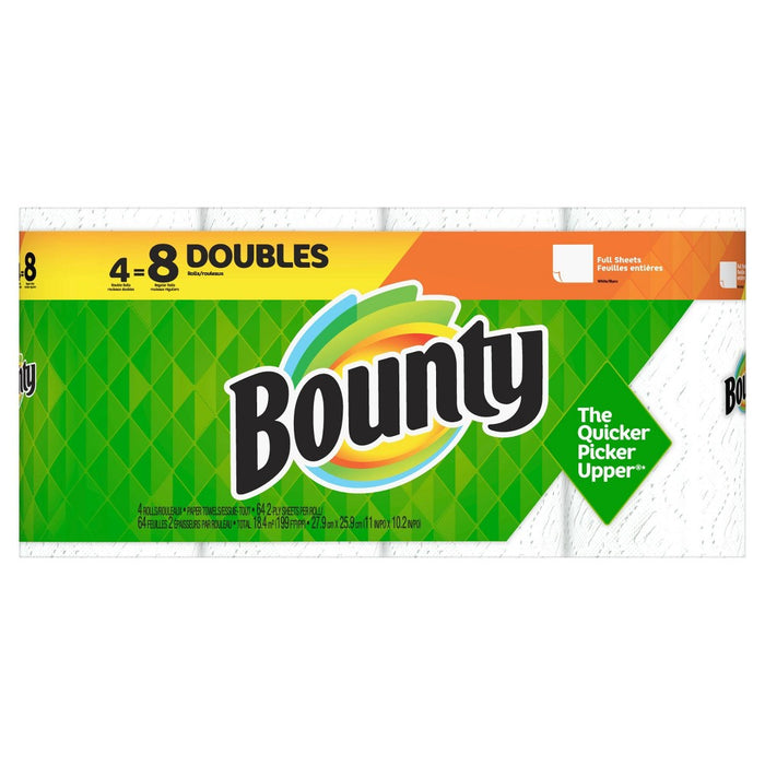Bounty Full Sheet Paper Towels - 64ct/4 Double Rolls