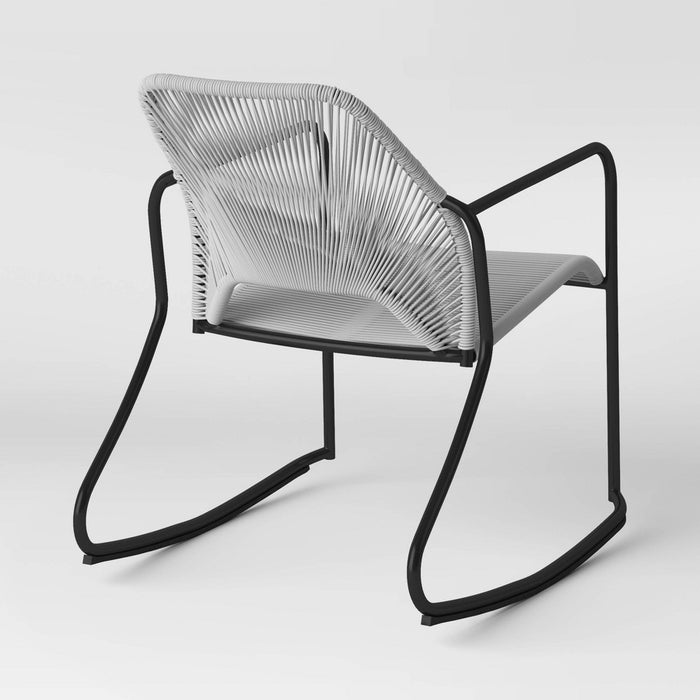 Fisher Stack Rocking Chair - Gray/Black - Project 62™ (LOCAL PICKUP ONLY)