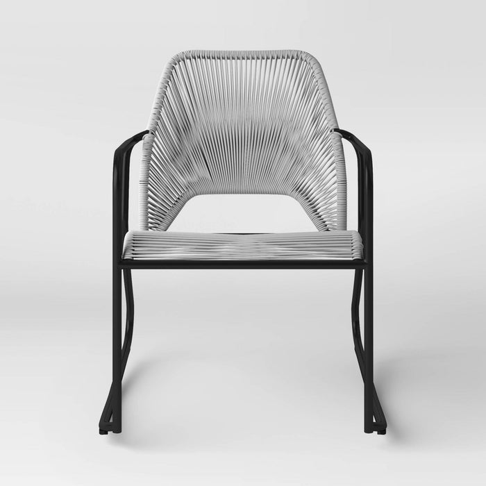 Fisher Stack Rocking Chair - Gray/Black - Project 62™ (LOCAL PICKUP ONLY)