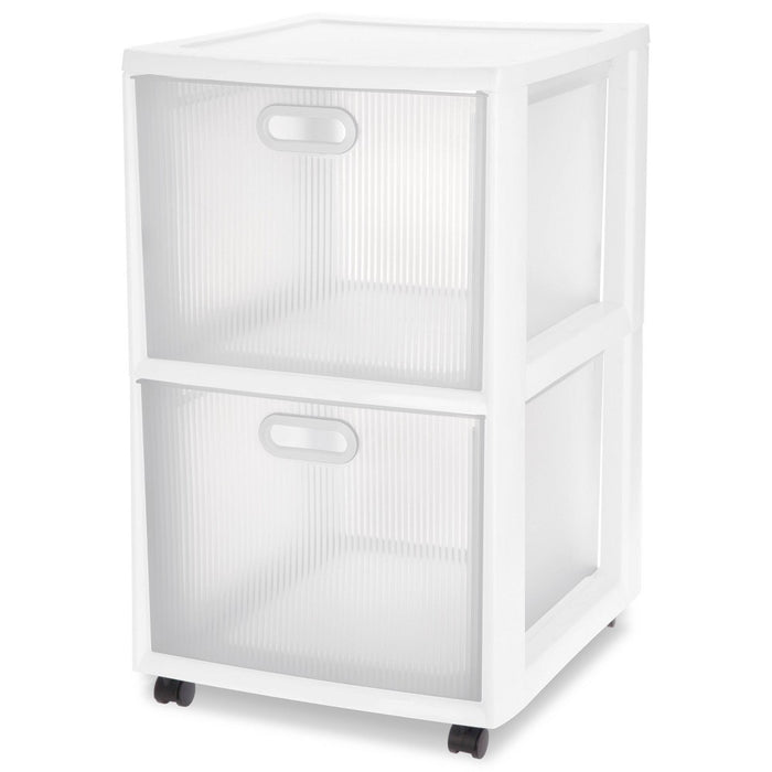 Sterilite Ultra 2-Drawer Storage Cart White (LOCAL PICKUP ONLY)