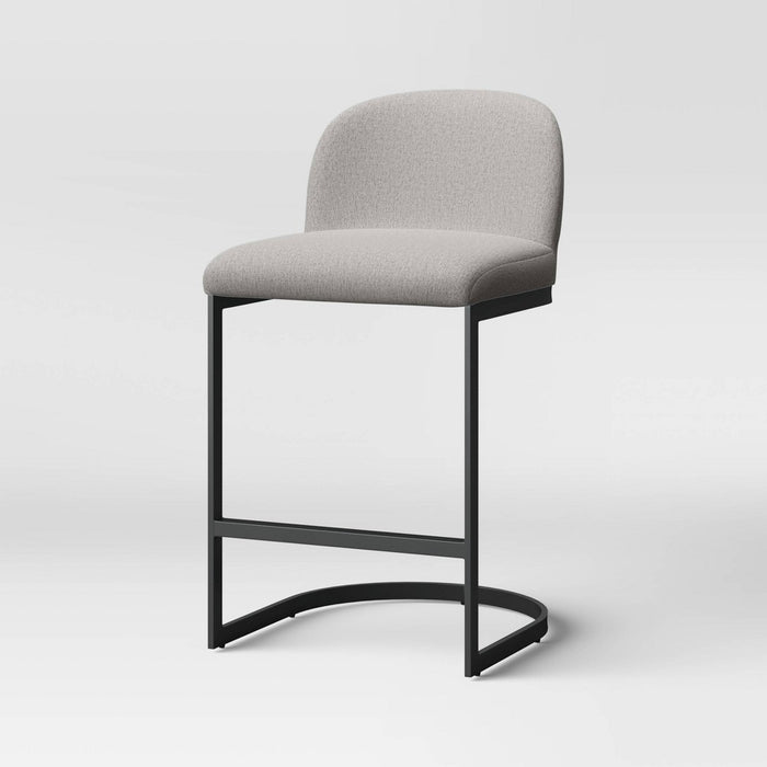 2pk Jules Cantilever Armless Upholstered Counter Height Barstool - Project 62™ (LOCAL PICKUP ONLY)