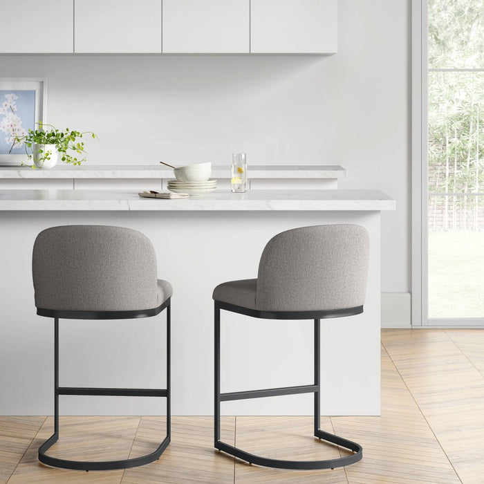 2pk Jules Cantilever Armless Upholstered Counter Height Barstool - Project 62™ (LOCAL PICKUP ONLY)