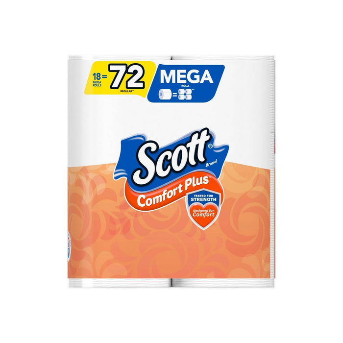 Scott ComfortPlus Toilet Paper - 18 Mega Rolls