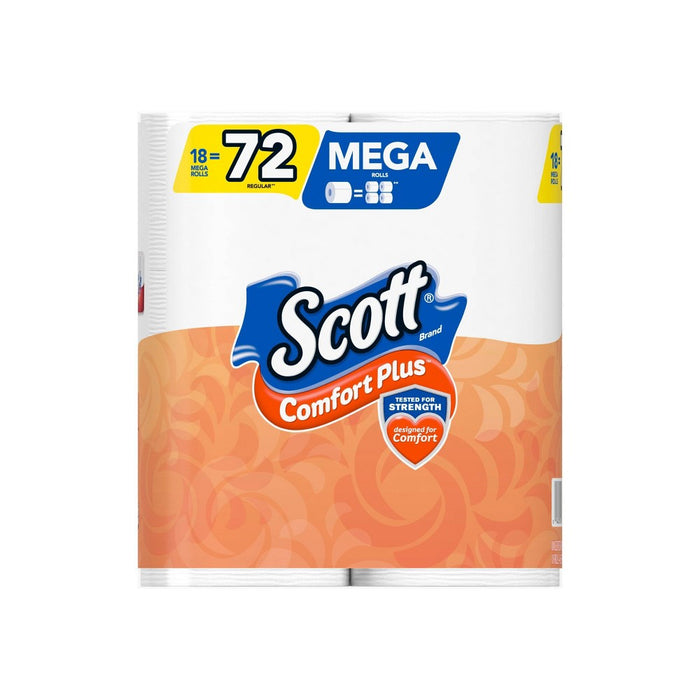 Scott ComfortPlus Toilet Paper - 18 Mega Rolls