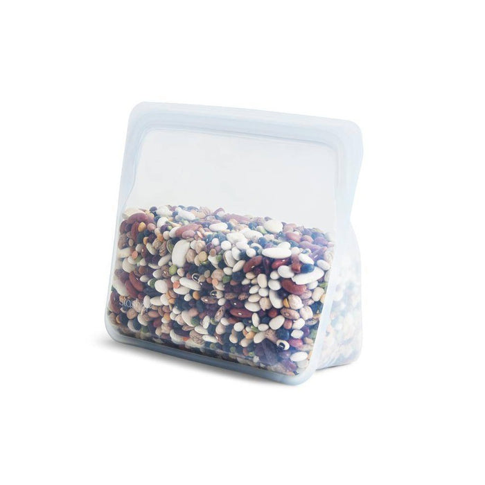 Stasher Reusable Food Storage Stand Up Bag - Clear