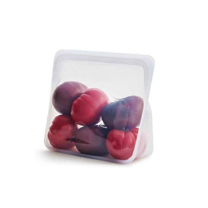 Stasher Reusable Food Storage Stand Up Bag - Clear