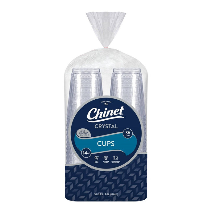 Chinet Cut Crystal Cup - 36ct/14oz