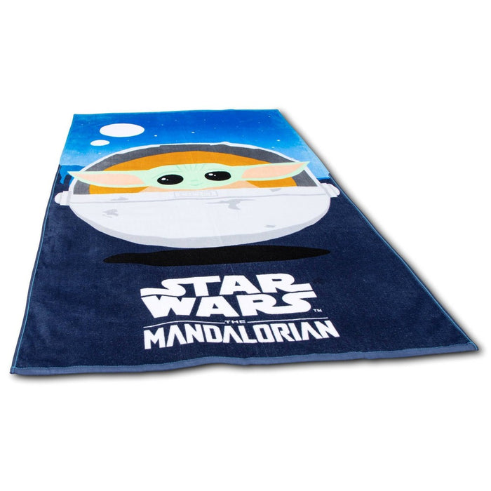 Star Wars: The Mandalorian Beach Towel Green/Blue