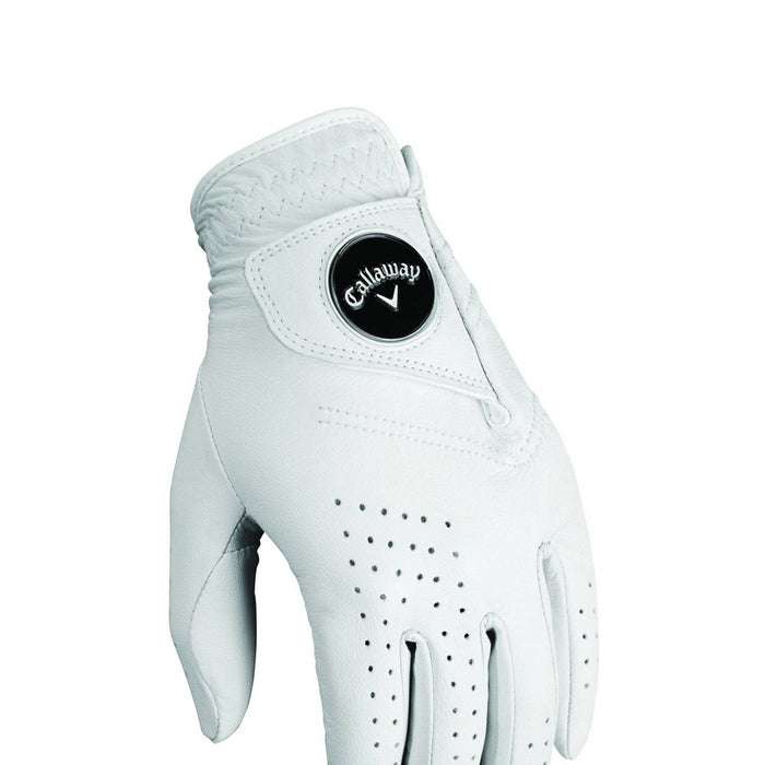 Callaway Dawn Patrol Women's Golf Glove White - LARGE REGULAR - LEFT