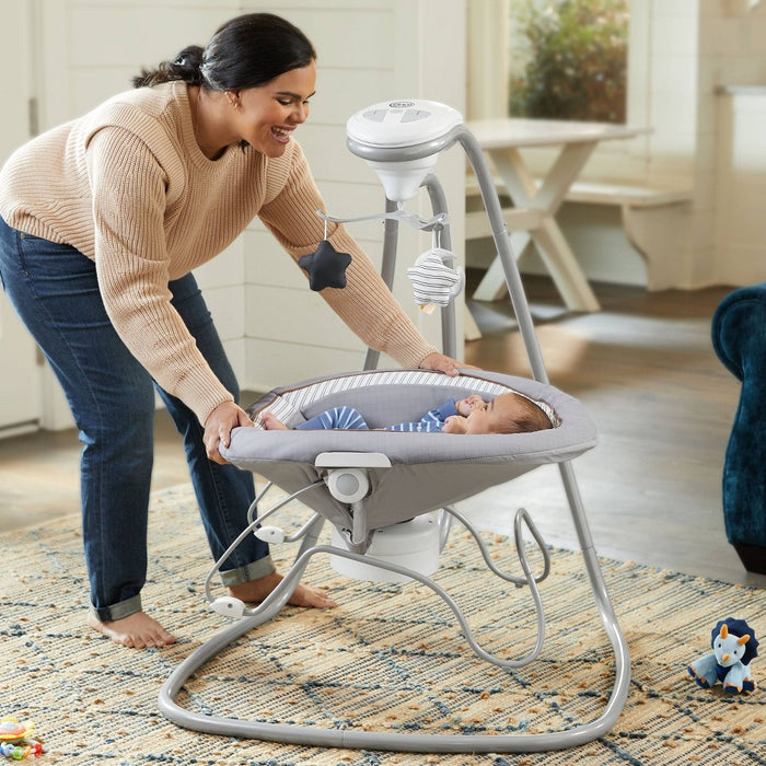 Graco DuetConnect Deluxe Multi-Direction Baby Swing and Bouncer - Britton (LOCAL PICKUP ONLY)
