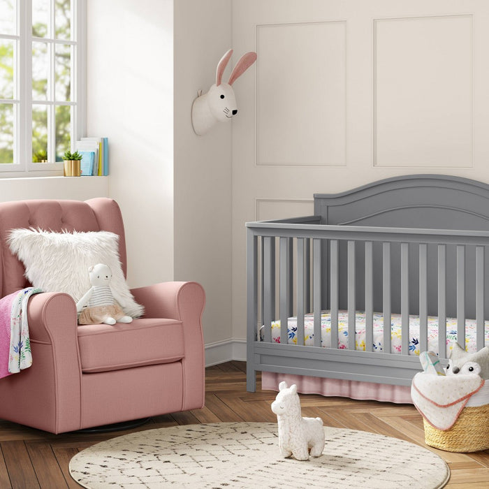 DaVinci Charlie 4-in-1 Convertible Crib, Greenguard Gold Certified - Gray (LOCAL PICKUP ONLY)
