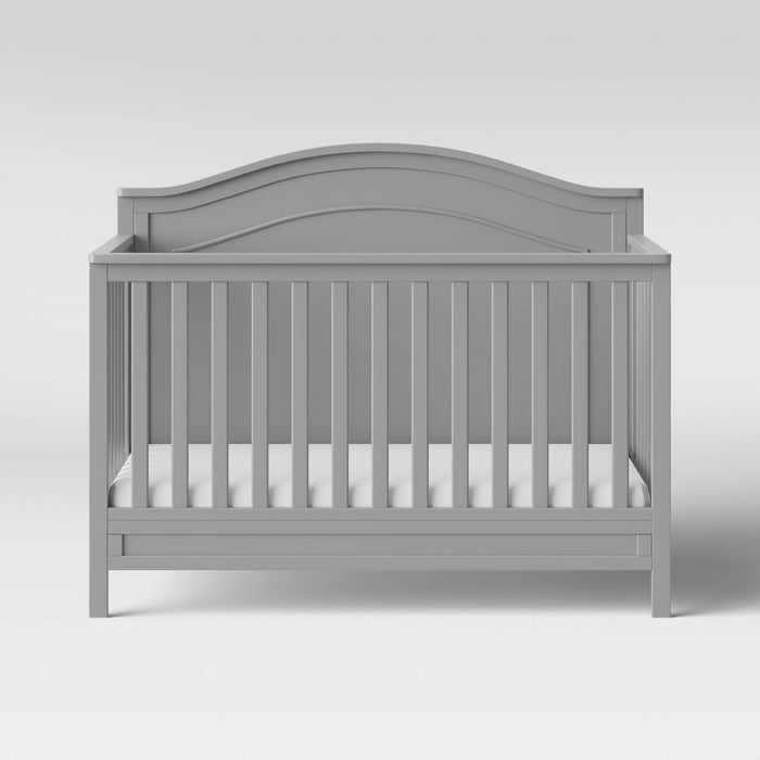DaVinci Charlie 4-in-1 Convertible Crib, Greenguard Gold Certified - Gray (LOCAL PICKUP ONLY)