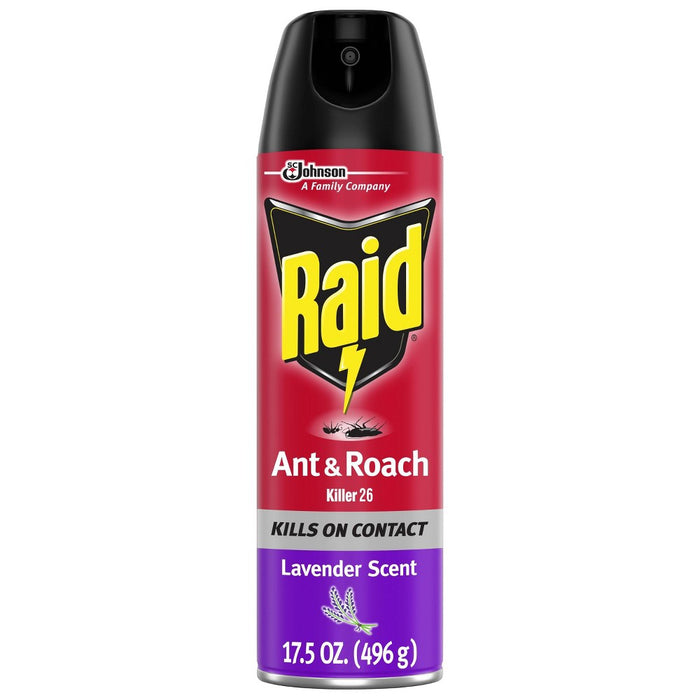Raid Ant and Roach Killer Lavender Scent - 17.5oz