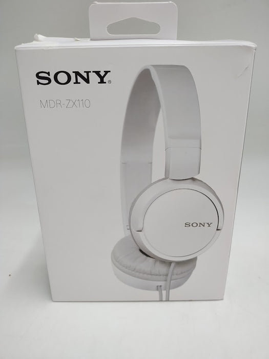 Sony ZX Series Wired On Ear Headphones - White (MDR-ZX110) SEE DETAILS