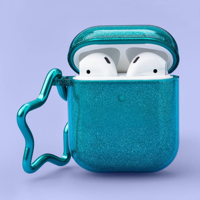 Airpod Hardshell Case Glitter Teal - More Than Magic™