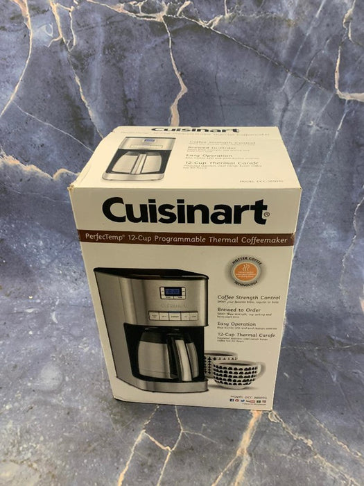 Cuisinart 12-Cup Programmable Coffeemaker - Stainless Steel - DCC-3850TG