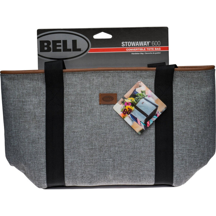 Bell Stowaway 600 Handlebar Bike Tote Bag - Gray