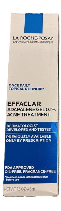 La Roche-Posay Effaclar Adapalene Gel 0.1% Acne Treatment, EXP. 11/2026