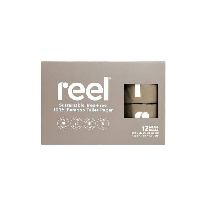 Reel Premium Bamboo Toilet Paper - 12 Rolls