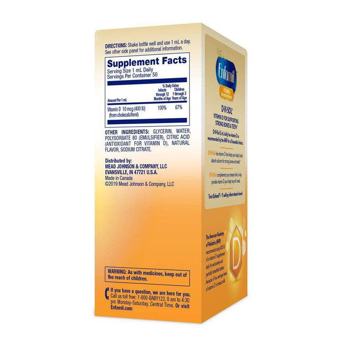 Enfamil D-Vi-Sol Infant Vitamin D Dietary Supplement Liquid Drops - 1.69oz