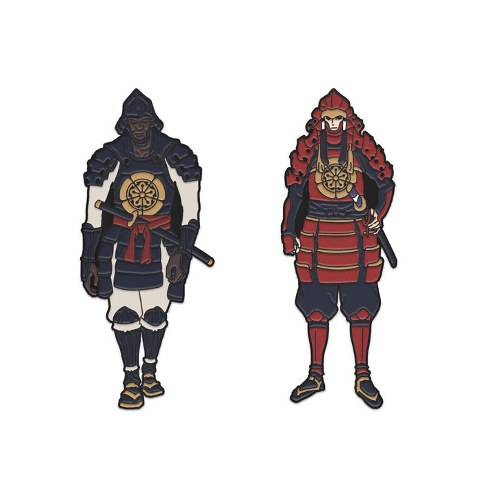 Super7 Netflix Anime: Yasuke Enamel Pins 2pk - Yasuke & Natsumaru