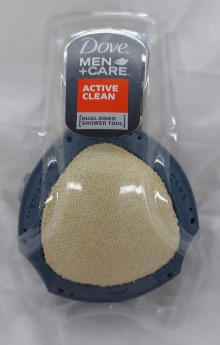 Dove Men+Care Active Clean Dual-Sided Body Wash Shower Tool