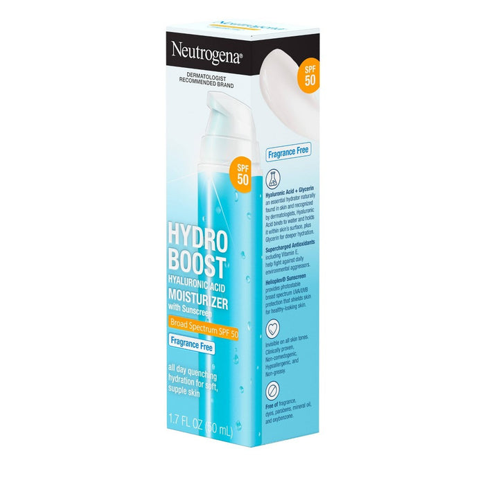 Neutrogena Hydro Boost Moisturizer - SPF 50 - 1.7 fl oz -EXP:01/25