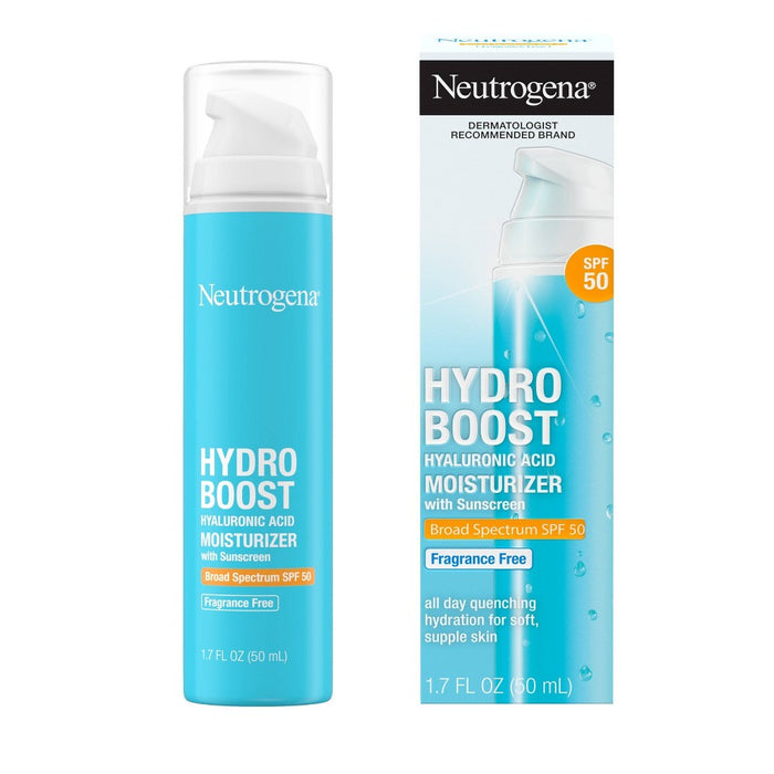 Neutrogena Hydro Boost Moisturizer - SPF 50 - 1.7 fl oz -EXP:01/25