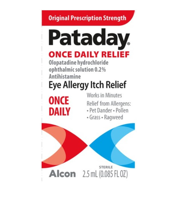 2 PACK - Pataday Once Daily Relief Eye Drops - 0.084 fl oz