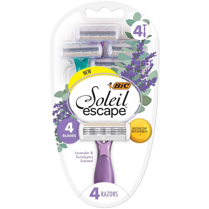 BiC Soleil Escape Women's 4-Blade Disposable Razors - 4ct