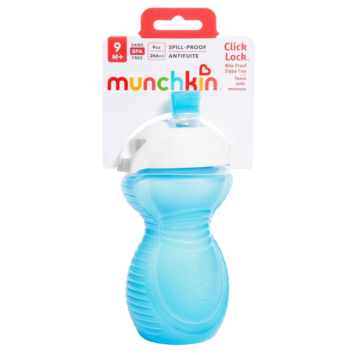 Munchkin Click Lock Bite Proof Sippy Cup - Blue - 9oz