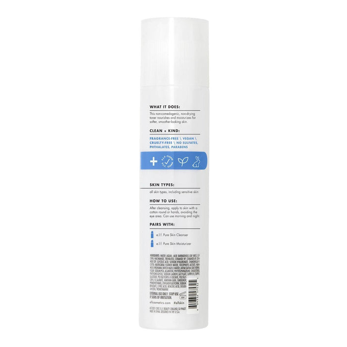 e.l.f. Skin Pure Skin + Dermatologist Developed Toner - 5.07 fl oz