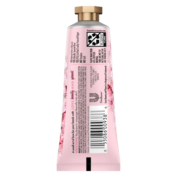 Beloved Cherry Blossom & Tea Rose Hand Cream Lotion - 1 fl oz