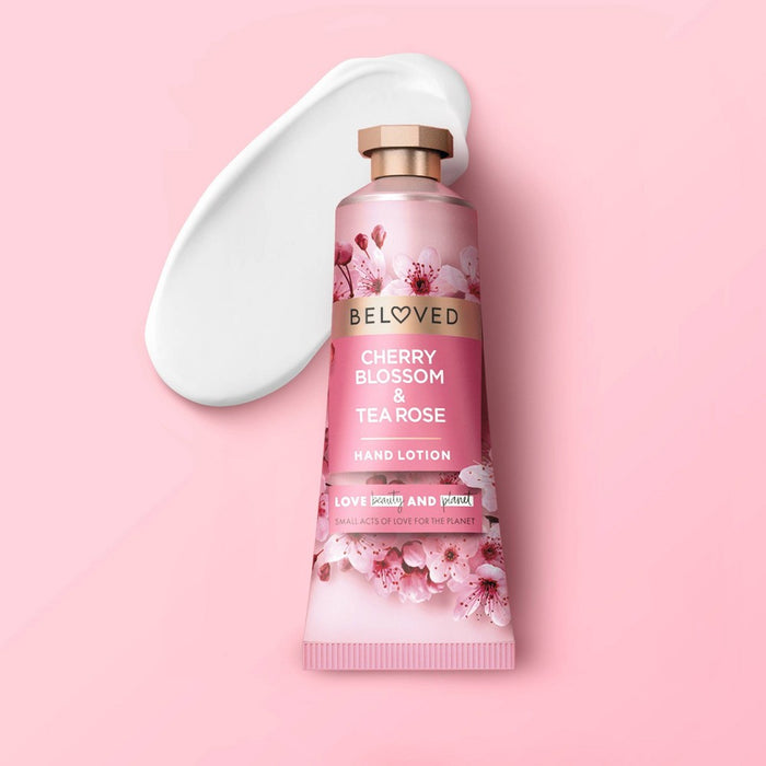 Beloved Cherry Blossom & Tea Rose Hand Cream Lotion - 1 fl oz