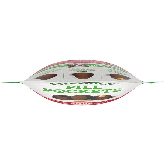 Greenies Capsule Size Pill Pockets Hickory Smoke Flavor Beef Chewy Dog Treats - 30ct/7.9oz