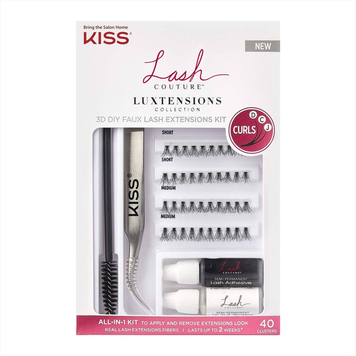 Kiss Products Lash Couture Luxtensions Collection Faux Lash Extension Kit - 40ct