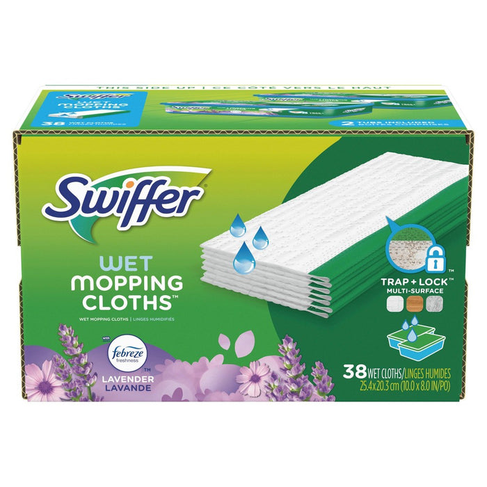 Swiffer Sweeper Wet Mopping Cloth - Lavender - 19ct