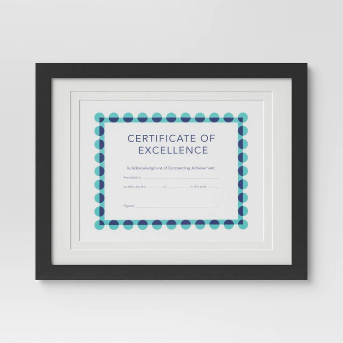 14" x 11" Matted to 8.5" x 11" Document Frame - Threshold™