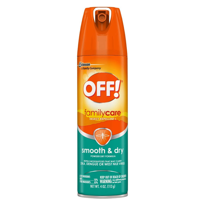 OFF! FamilyCare Mosquito Repellent Smooth & Dry - 4oz