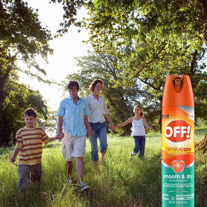 OFF! FamilyCare Mosquito Repellent Smooth & Dry - 4oz