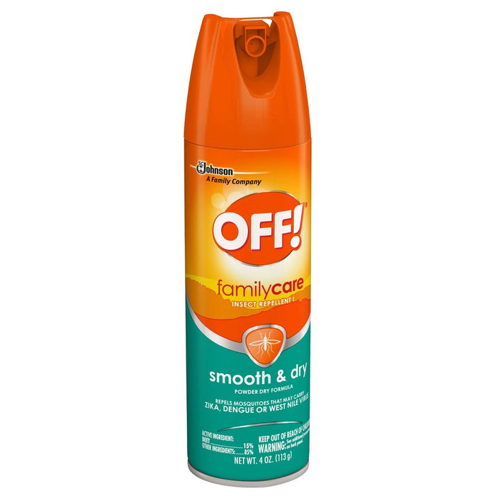 OFF! FamilyCare Mosquito Repellent Smooth & Dry - 4oz